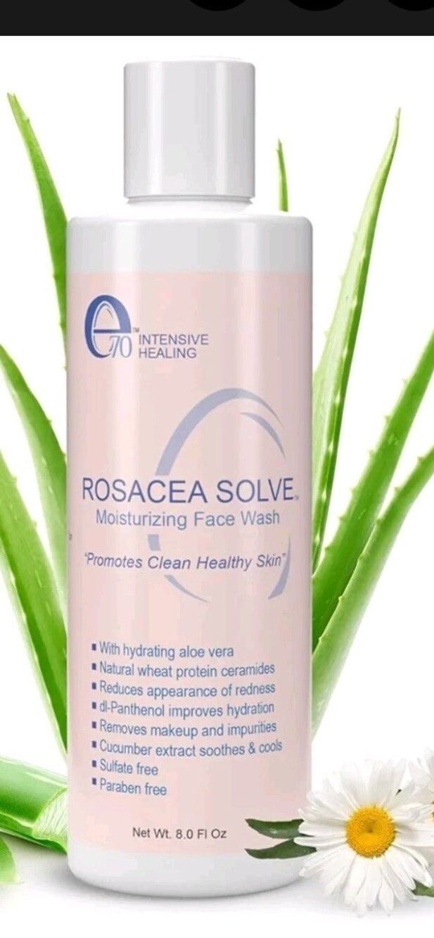 Rosacea Solve moisturizing face wash 8.0 Fl Oz Promotes Healthy Skin